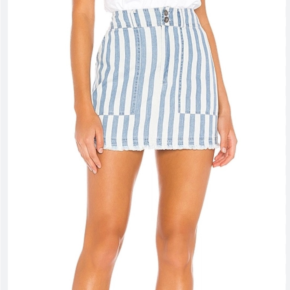 JACK by Steve Madden Say It In Stripes Skirt size 4